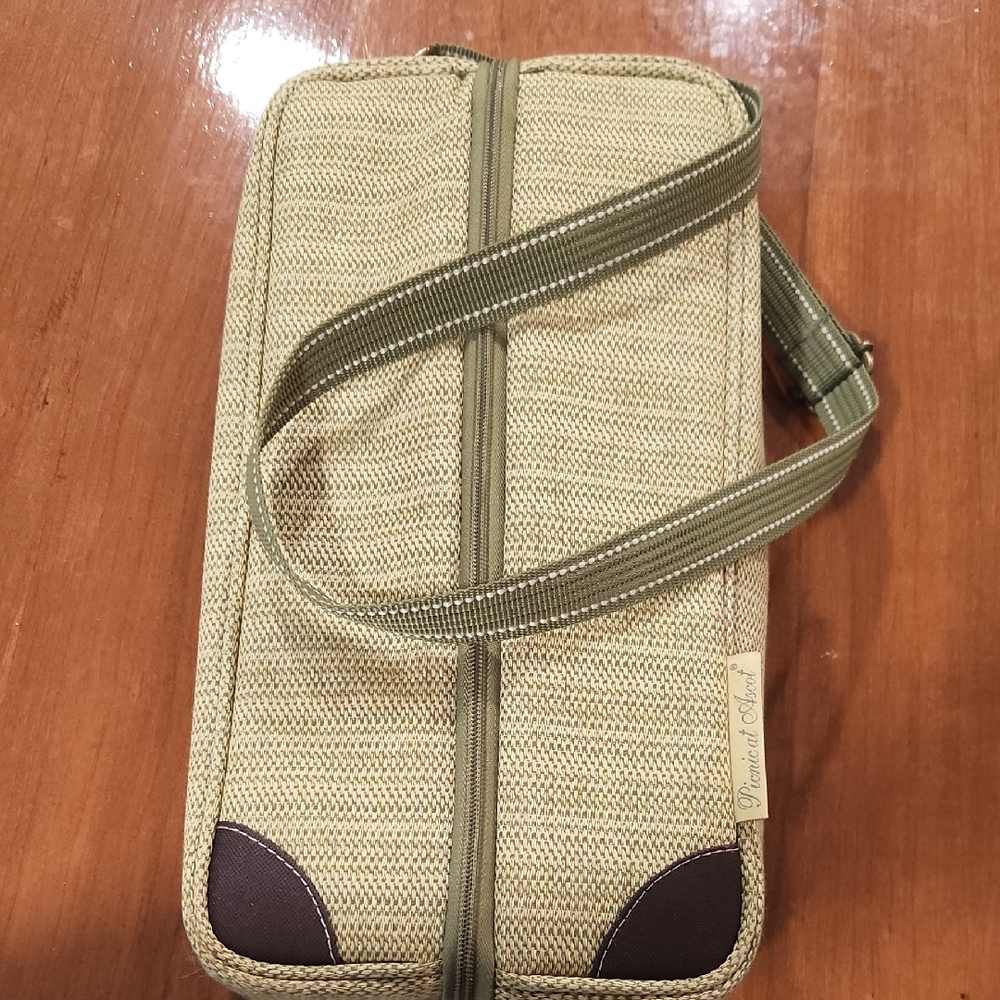 Picnic At Ascot Wine Bottle Travel Bag With Accessories